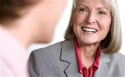 Mature worker woman