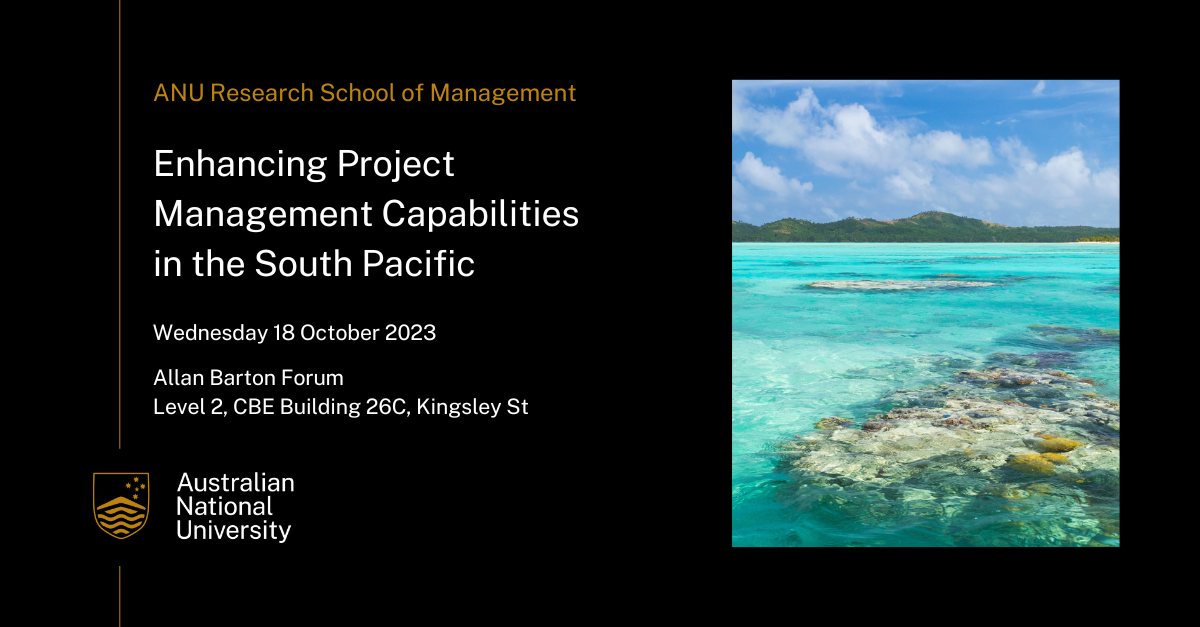 Enhancing Project Management Capabilities in the South Pacific event banner